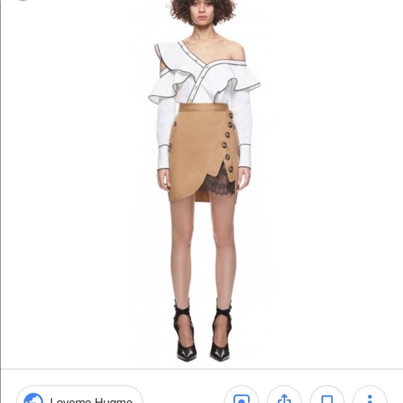 Self-Portrait Tops - Self-Portrait poplin top